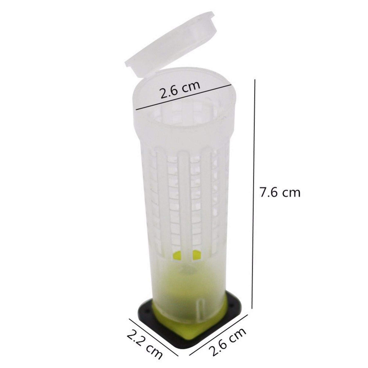 Alblinsy plastic queen cage construction supports durable, repeated use.