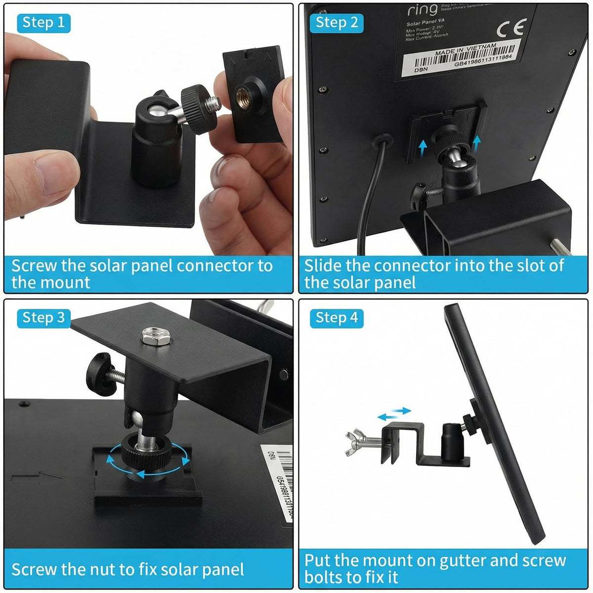 ALERTCAM black finish adds durable, sleek outdoor aesthetics.