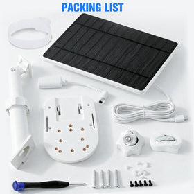 ALERTCAM 2-in-1 solar panel and camera mount simplifies installation.
