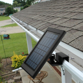 ALERTCAM secure-hold design keeps solar panel in place.