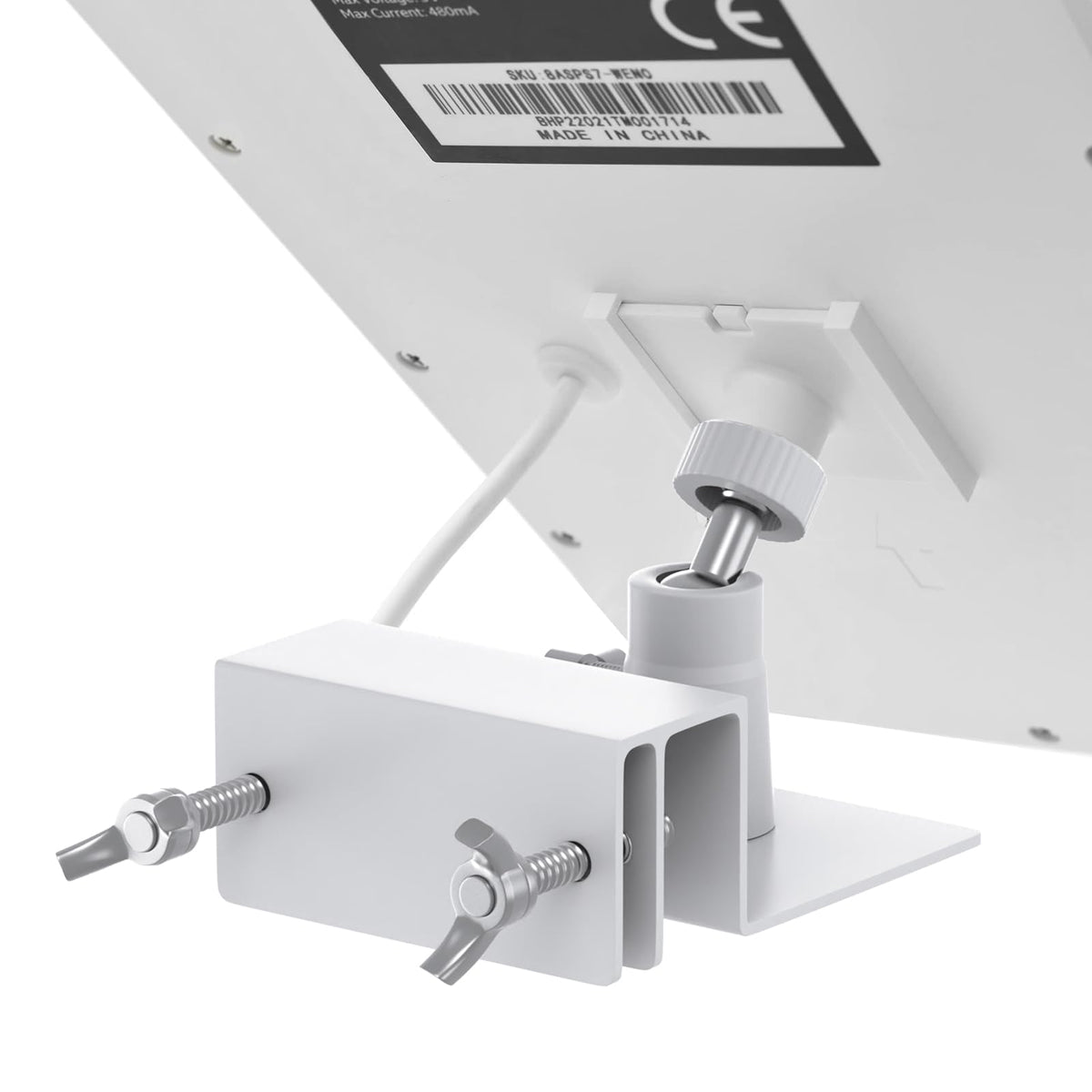 ALERTCAM weatherproof gutter-mount withstands rain and wind for outdoor use.