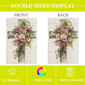 ALEXMACLIST versatile garden flag fits porch, patio, or entryways.