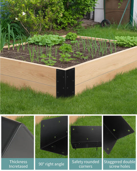 Alffun brackets with double screw holes enable quick, secure assembly