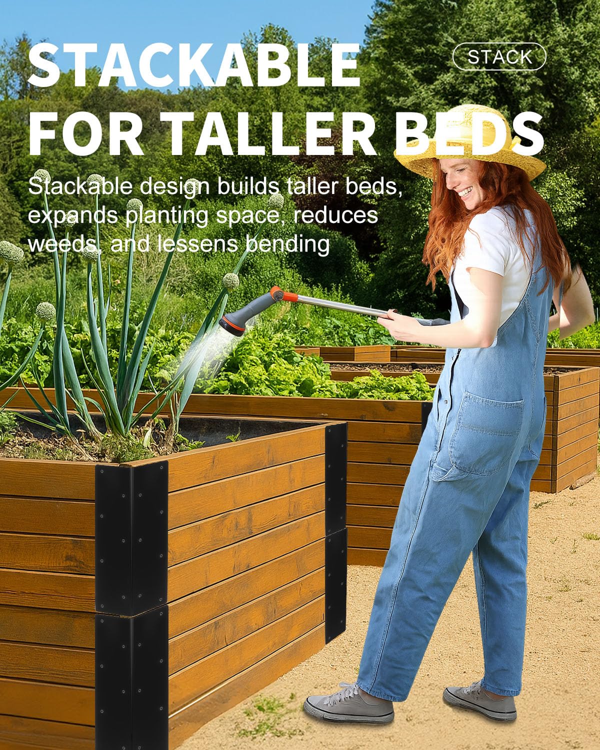 Alffun rounded corners protect hands and lawn equipment