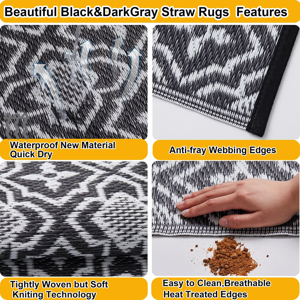 Alfolo outdoor rug UV fade-resistant for bright sunlit balconies and decks.