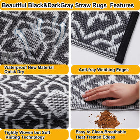 Alfolo outdoor rug UV fade-resistant for bright sunlit balconies and decks.