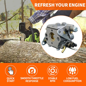 Air filter and primer pump included with ALFUL Ruixing carburetor kit