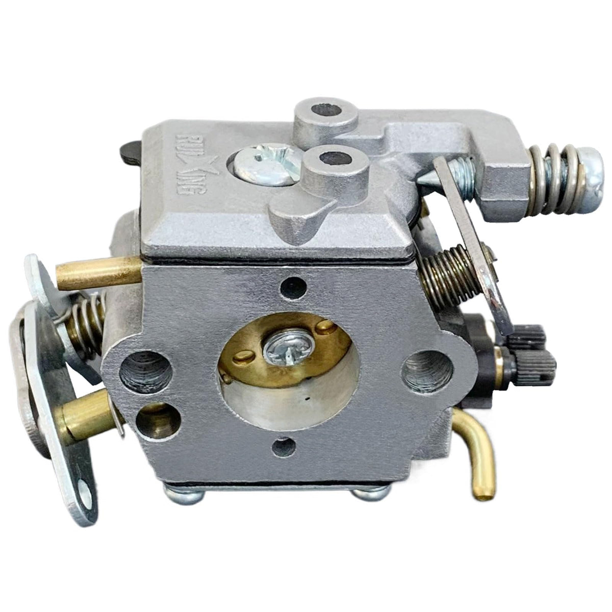 Compact OEM replacement kit packaging for Poulan carburetor includes all parts
