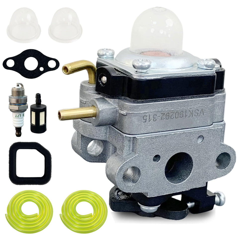 ALFUL Ruixing carburetor front view for 25cc/26cc trimmers enhances starting reliability