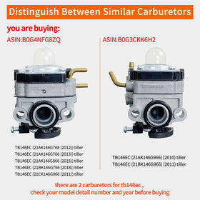 ALFUL Ruixing carburetor back hole detail: correct mounting alignment