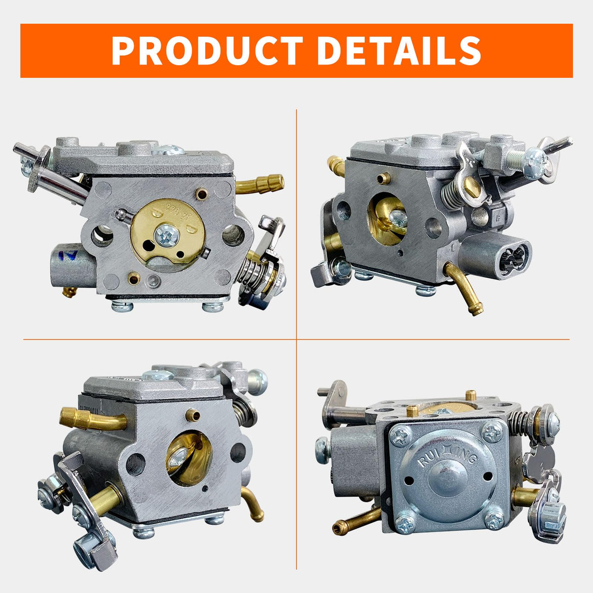 ALFUL Ruixing kit gaskets and fuel lines ensure a tight seal