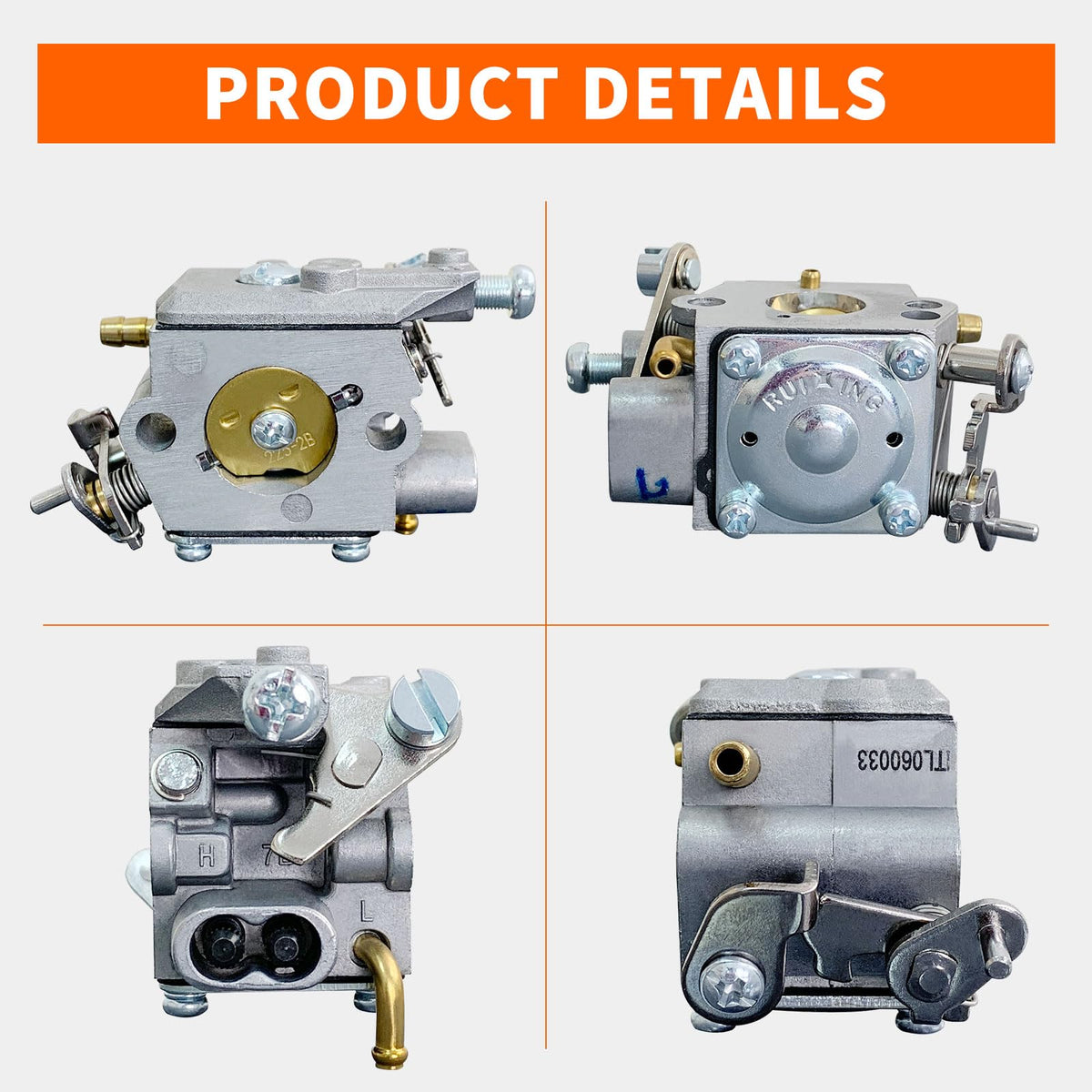 ALFUL Ruixing fuel filter included protects engine from contaminants