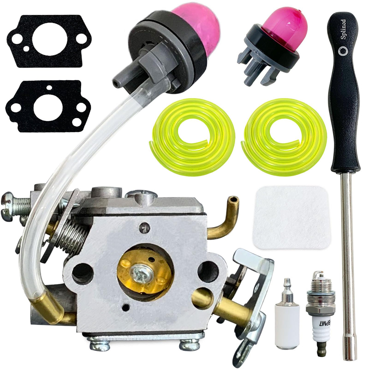 ALFUL Ruixing PR4218 carburetor kit for 18-inch Poulan Pro chainsaws enhances starting reliability