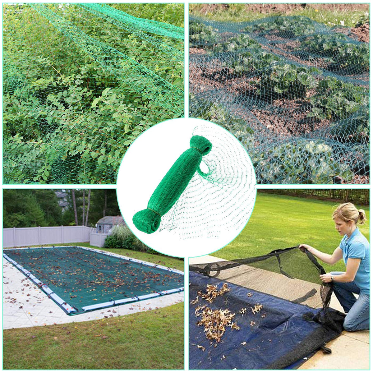 Aliagle cut-to-size netting fits custom garden shapes and sizes