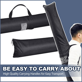 Aliceset inside elastic straps and pockets secure flags and accessories.
