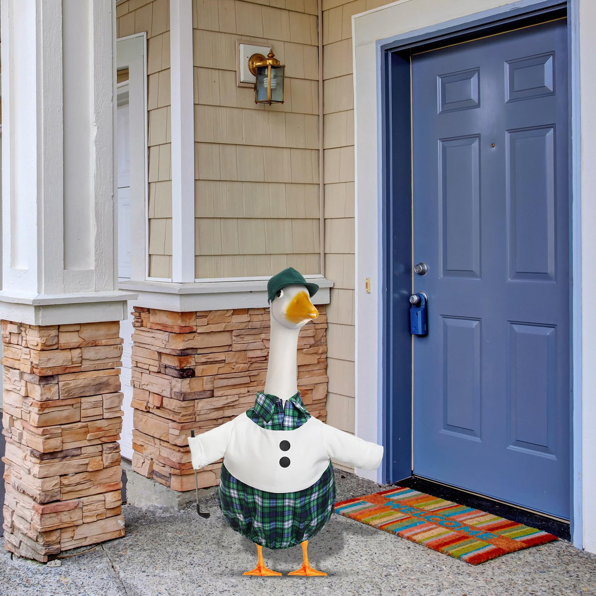Aliceset Outdoor lawn ornament elevates porch or patio decor