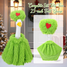 Aliceset Valentine goose headgear fur closeup highlights soft texture and charm