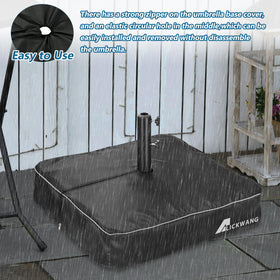 Alickwang base cover is designed for easy cleaning and long outdoor life.