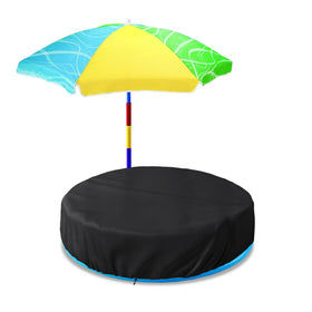 Alickwang kids activity pool cover for 37.5 inch pools protects from rain and debris.