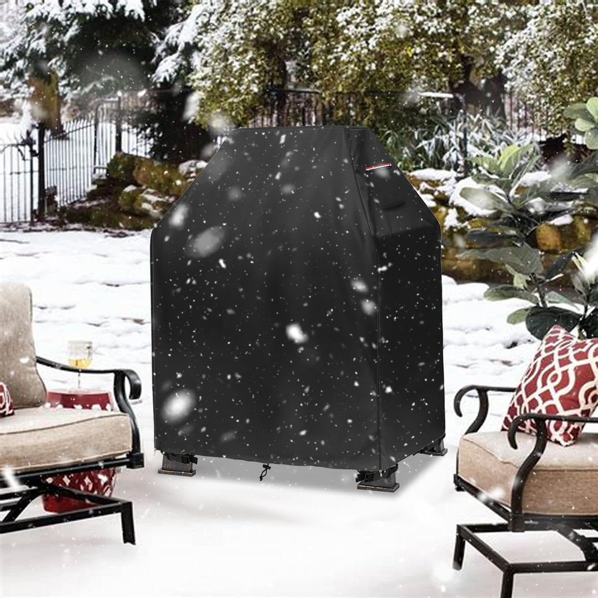 Alickwang measured fit for 32x24x45-inch chiminea ensures reliable coverage