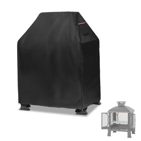 Alickwang outdoor fireplace cover fits a Panovue chiminea for weather protection