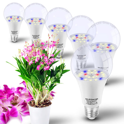 ALIDE E26 A19 full spectrum bulb for balanced growth and vivid leaves.