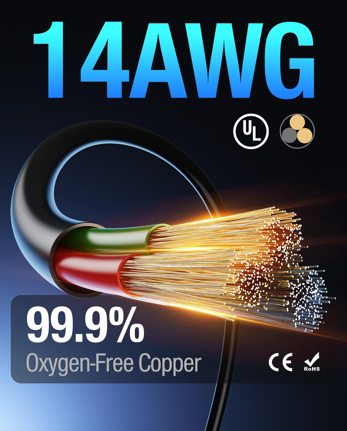 ALIENSX universal compatibility cable works with Jackery, EcoFlow, Bluetti, and more.