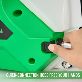 ALIENTABI ergonomic shoulder straps and handle for comfortable spraying sessions.