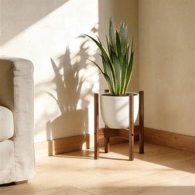 ALIGADO bamboo plant stand capacity 120lbs supports heavy potted plants