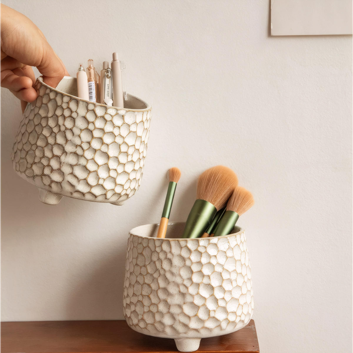 Alikexin 4-inch planter shown on a sunny windowsill for bright plants.
