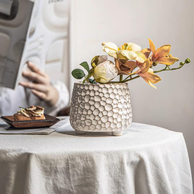 Thoughtful gift: Alikexin rustic planter for plant lovers and desk decor.
