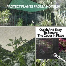 Alion Home permeable HDPE knit allows airflow and drainage beneath shade.