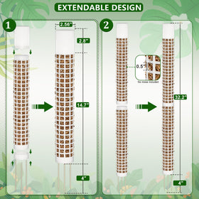 AlisisFores garden ties bundle keeps tall plants stable.