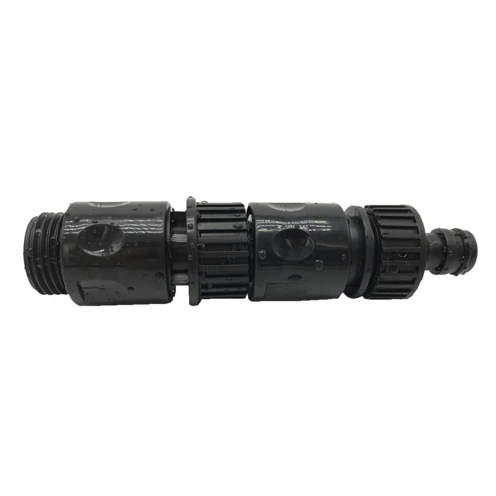 ALKARAMA male and female hose end adapters for versatile watering setups.