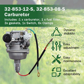 All-CARB carb kit clamps six-pack secures fuel line for steady operation