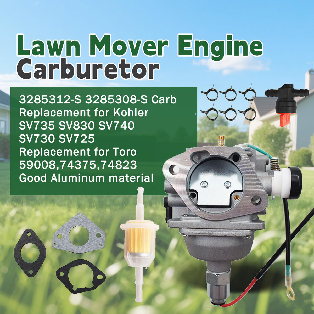 All-CARB carb kit switch close-up supports stable electrical connection