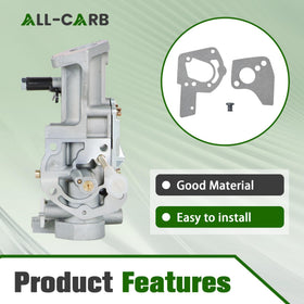 Carburetor replacement with gaskets included for Briggs Stratton engines