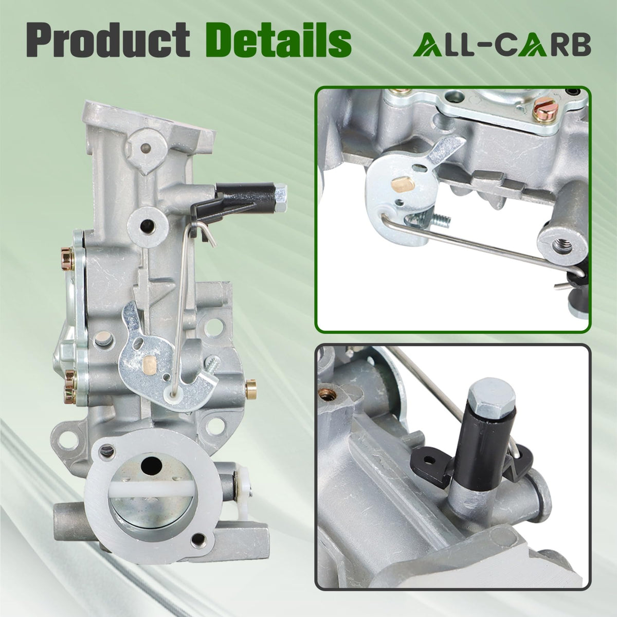 Easy-to-install carburetor for Briggs Stratton 5HP engines