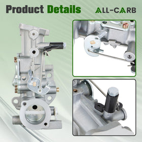Easy-to-install carburetor for Briggs Stratton 5HP engines
