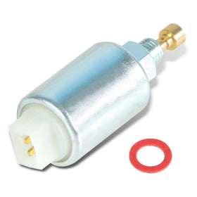 ALL-CARB carburetor fuel solenoid closeup showing compact replacement fit.
