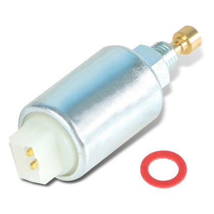 ALL-CARB carburetor fuel solenoid closeup showing compact replacement fit.
