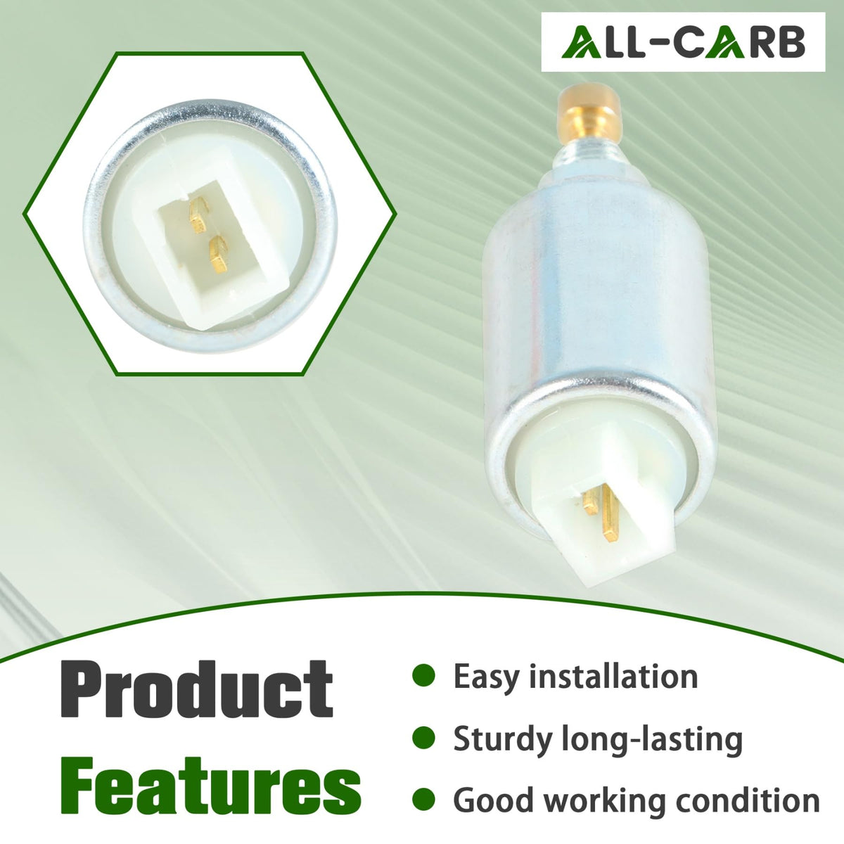 Packaging includes 1 solenoid for straightforward installation.