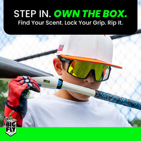 All-Star Big Fly spray aids grip and scent for smoother swings.