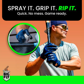 All-Star Big Fly ergonomic nozzle enables easy, even spraying on any bat.