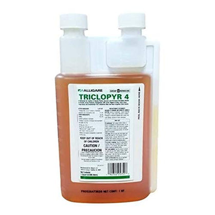 Alligare Triclopyr 4 Herbicide 1 QT bottle ready for outdoor weed control.