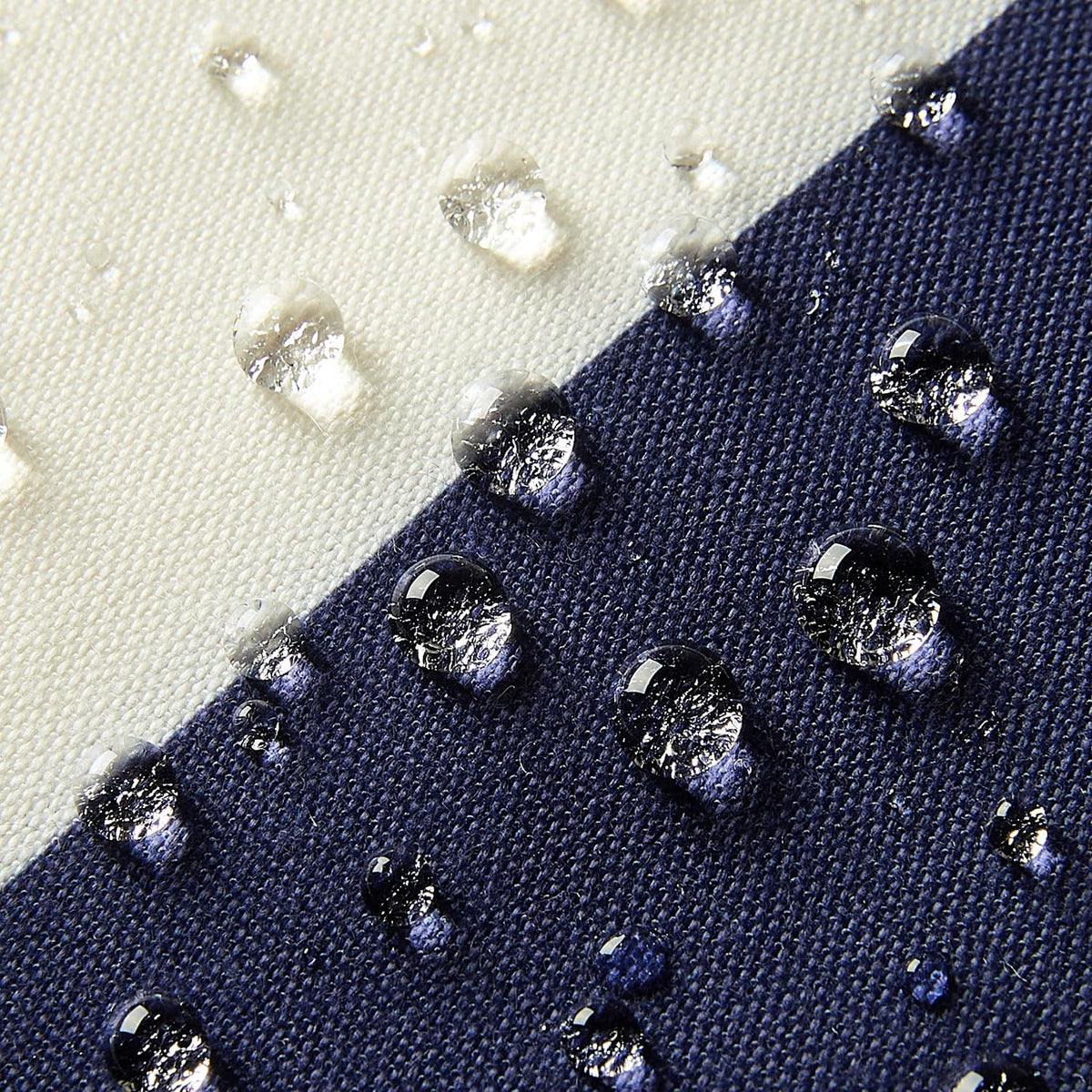 Allorry pillow cover with waterproof coating blocks droplets, suitable for outdoor use.