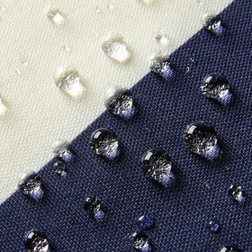 Allorry pillow cover with waterproof coating blocks droplets, suitable for outdoor use.