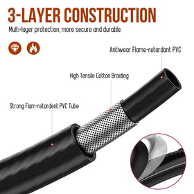 Alloxity 90-degree elbow fits Blackstone 17- and 22-inch griddles.