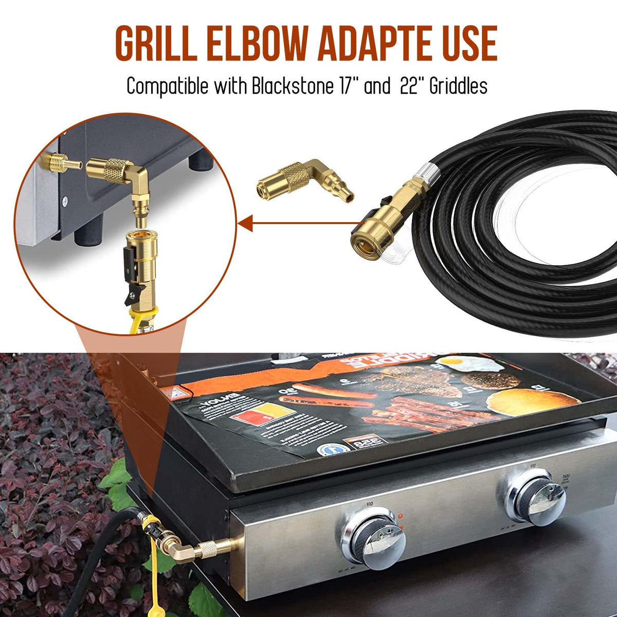 Alloxity flame-retardant and weather-resistant hose for rugged outdoor use.