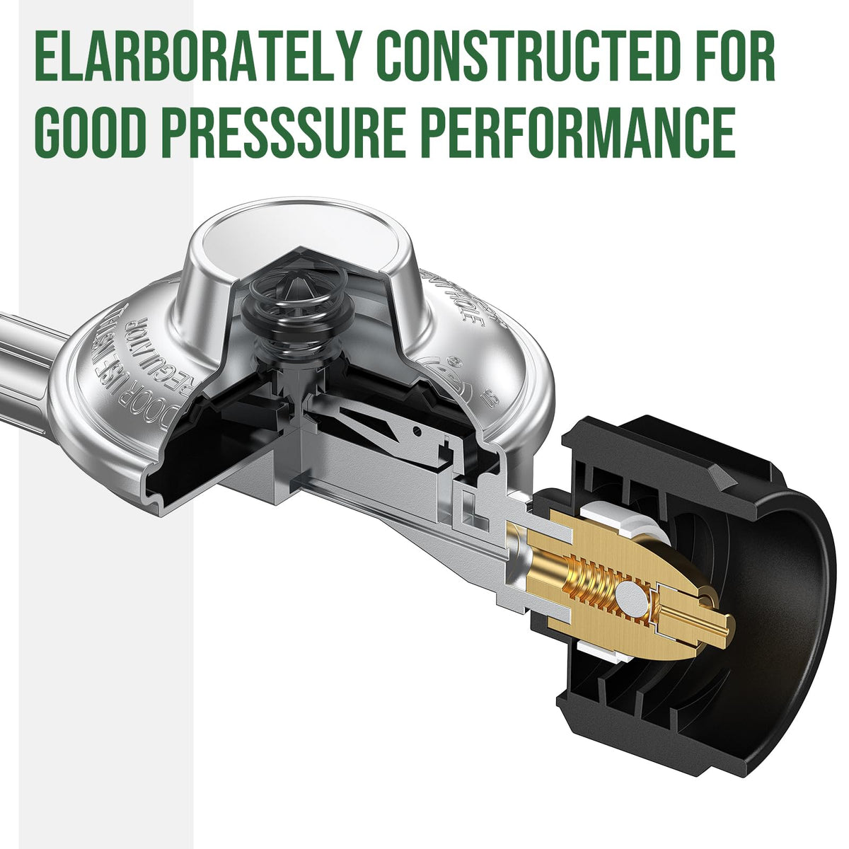 Alloxity low-pressure regulator and hose delivering consistent gas flow for cooking.